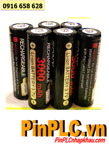 SONY LR18650 _Pin sạc 3.7v 18650 Sony LR18650 3000mAh Đầu Lồi (chỉ SD cho đèn pin)